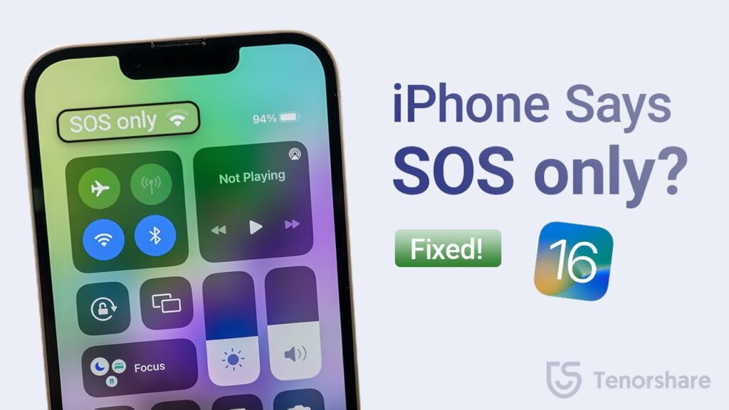 what does sos only mean on iphone